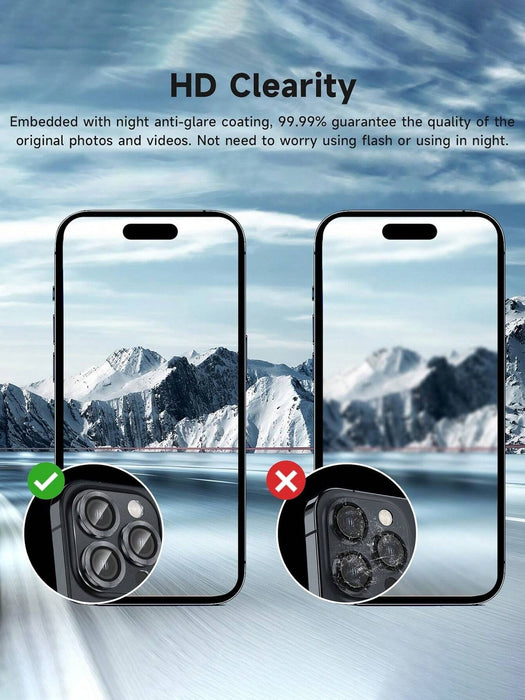 Shein 1 Paquete de Película Protectora de Lente de Ojo de Águila de Alta Definición, Compatible con iPhone 11 - Quierox - Tienda Online