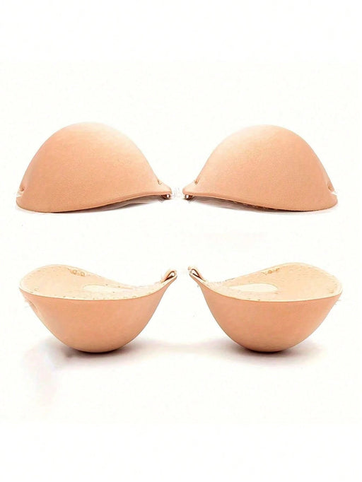 Shein 1 par de almohadillas de sujetador de silicona reutilizables de 5 cm de grosor con cintas ajustables - Quierox - Tienda Online
