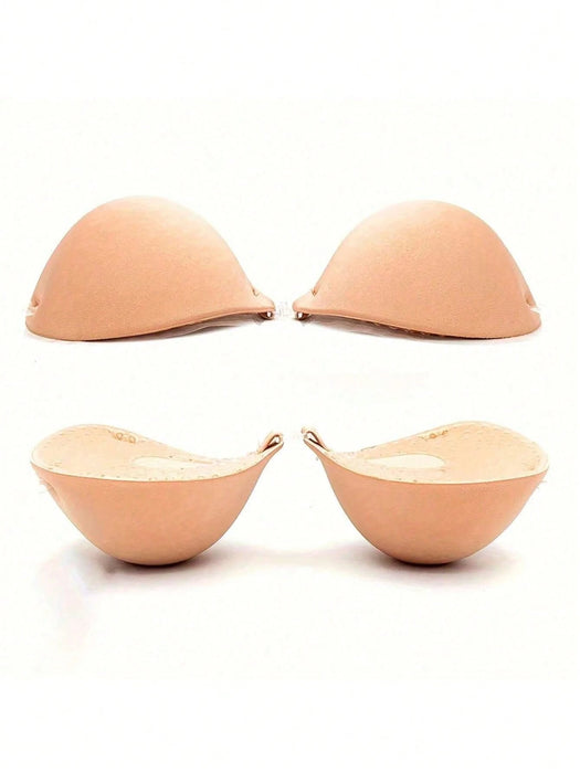Shein 1 par de almohadillas de sujetador de silicona reutilizables de 5 cm de grosor con cintas ajustables - Quierox - Tienda Online