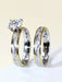 SHEIN 1 par de anillos de acero inoxidable con rhinestones - Quierox - Tienda Online
