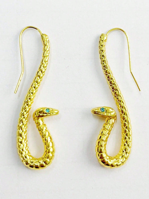 SHEIN 1 par de aretes colgantes exagerados de estilo retro y misterioso - Quierox - Tienda Online