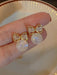 SHEIN 1 Par De Aretes De Imitación De Perla Y Diamante De Imitación - Quierox - Tienda Online