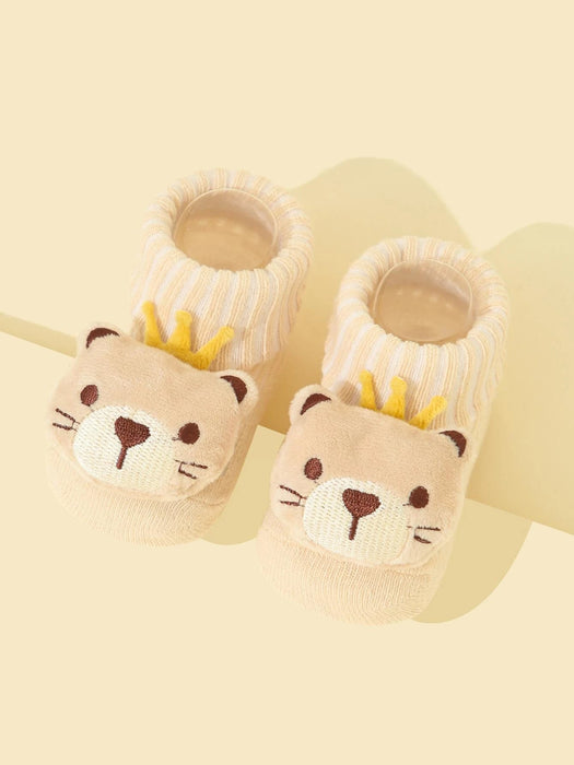 SHEIN 1 par de calcetines decorativos de animales de dibujos animados para bebé - Quierox - Tienda Online