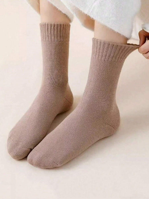 SHEIN 1 par de calcetines térmicos forrados para mujer - Quierox - Tienda Online