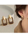 SHEIN 1 par de Elegantes pendientes de botón de estilo geométrico simple - Quierox - Tienda Online