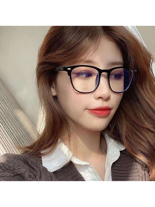 Shein 1 par de gafas antiluz azul de moda para mujer, protección ocular para computadora, estilo coreano - Quierox - Tienda Online
