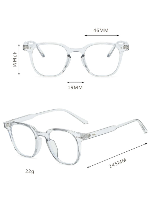 SHEIN 1 par de gafas casuales de montura cuadrada para mujer, para uso diario - Quierox - Tienda Online