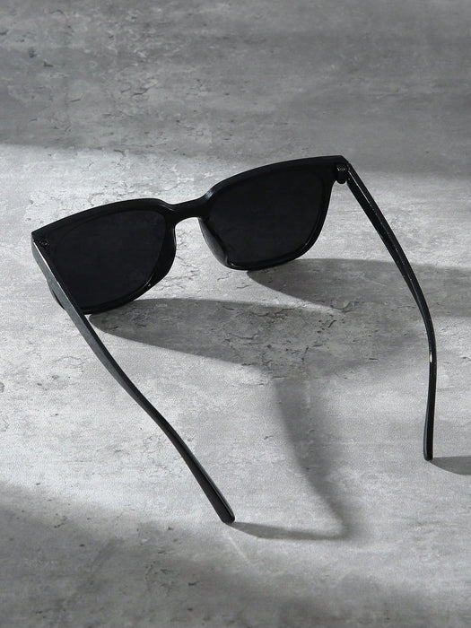 SHEIN 1 par de gafas de moda con marco cuadrado Y2K, adecuadas para la playa - Quierox - Tienda Online