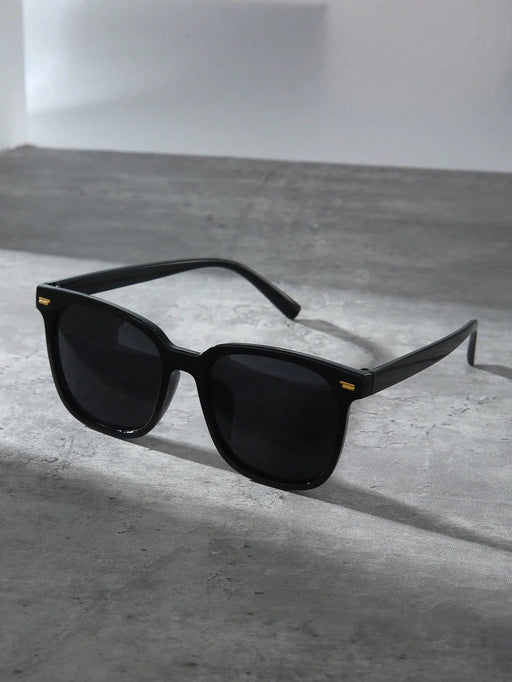 SHEIN 1 par de gafas de moda con marco cuadrado Y2K, adecuadas para la playa - Quierox - Tienda Online