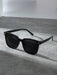 SHEIN 1 par de gafas de moda con marco cuadrado Y2K, adecuadas para la playa - Quierox - Tienda Online