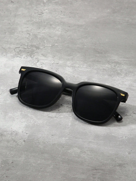 SHEIN 1 par de gafas de moda con marco cuadrado Y2K, adecuadas para la playa - Quierox - Tienda Online