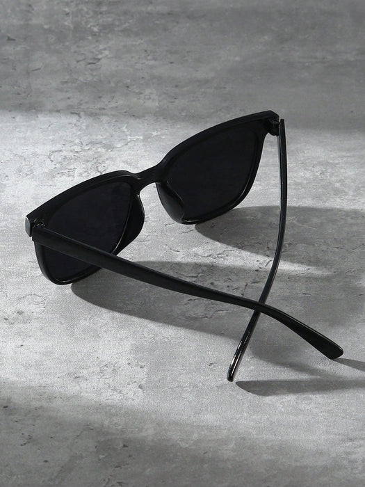 SHEIN 1 par de gafas de moda con marco cuadrado Y2K, adecuadas para la playa - Quierox - Tienda Online