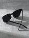 SHEIN 1 par de gafas de moda con marco cuadrado Y2K, adecuadas para la playa - Quierox - Tienda Online