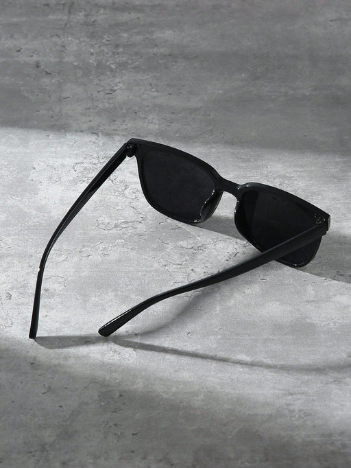 SHEIN 1 par de gafas de moda con marco cuadrado Y2K, adecuadas para la playa - Quierox - Tienda Online