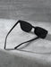 SHEIN 1 par de gafas de moda con marco cuadrado Y2K, adecuadas para la playa - Quierox - Tienda Online