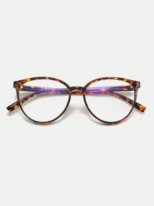 SHEIN 1 par de Gafas de moda de carey versátil para mujeres - Quierox - Tienda Online