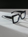 SHEIN 1 par de gafas de mujer con montura cuadrada de plástico negro - Quierox - Tienda Online