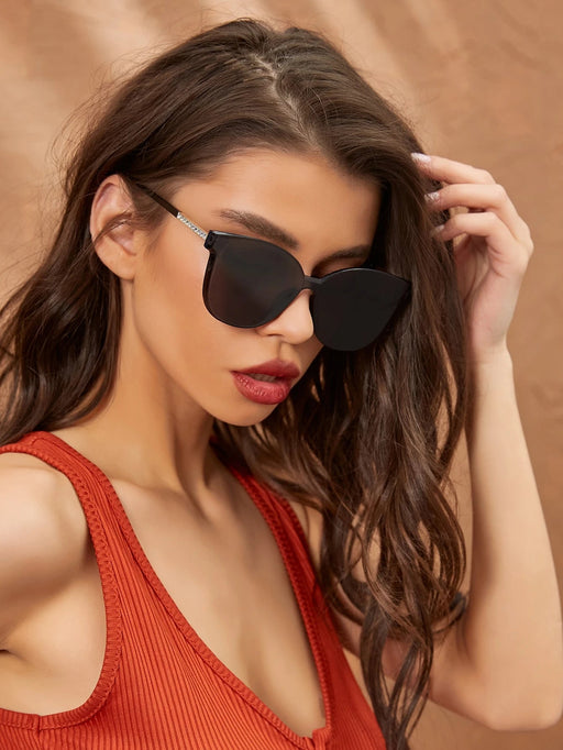 Shein 1 par de gafas de sol con lente clásica para uso al aire libre - Quierox - Tienda Online