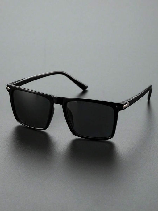 Shein 1 par de gafas de sol cuadradas de plástico para hombre con protección UV - Quierox - Tienda Online