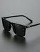 Shein 1 par de gafas de sol cuadradas de plástico para hombre con protección UV - Quierox - Tienda Online