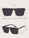 Shein 1 par de gafas de sol cuadradas de plástico para hombre con protección UV - Quierox - Tienda Online