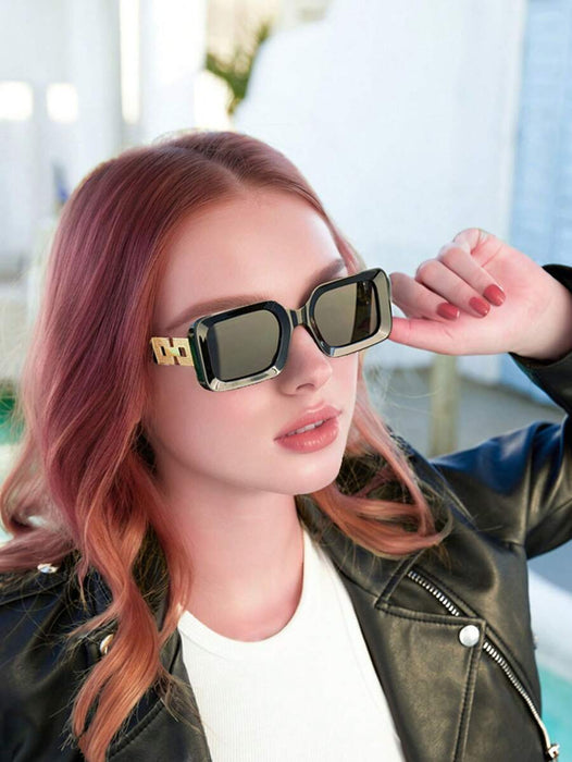 Shein 1 par de gafas de sol de moda para mujer, grandes, de plástico - Quierox - Tienda Online