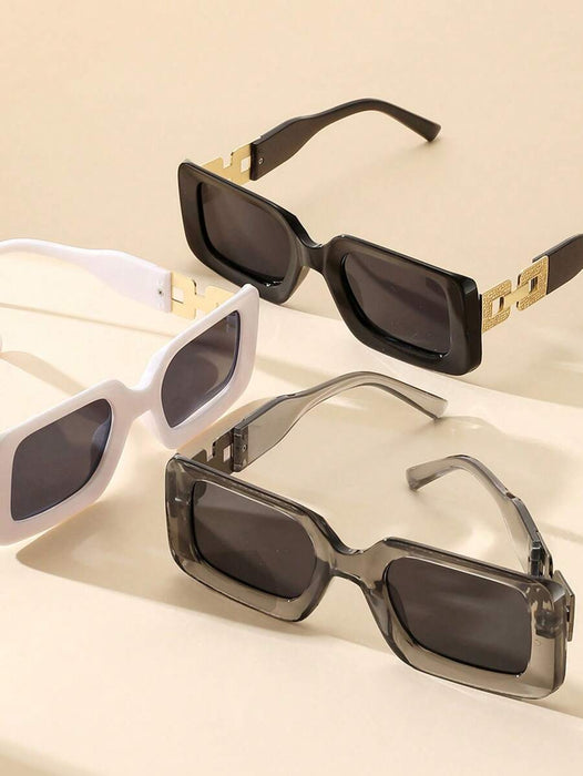 Shein 1 par de gafas de sol de moda para mujer, grandes, de plástico - Quierox - Tienda Online