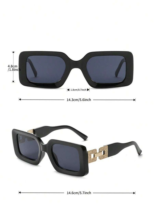 Shein 1 par de gafas de sol de moda para mujer, grandes, de plástico - Quierox - Tienda Online