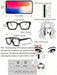Shein 1 par de gafas transparentes de plástico con estampado geométrico para mujer - Quierox - Tienda Online