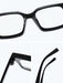 Shein 1 par de gafas transparentes de plástico con estampado geométrico para mujer - Quierox - Tienda Online