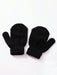 Shein 1 par de guantes de punto lisos para niños, resistentes al frío, informales, versátiles y cálidos para el invierno - Quierox - Tienda Online