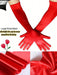 SHEIN 1 par de guantes decorativos ajustables, guantes largos para mujer - Quierox - Tienda Online