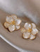 Shein 1 par de pendientes con diseño floral, estilo sencillo y elegante - Quierox - Tienda Online