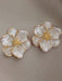 Shein 1 par de pendientes con diseño floral, estilo sencillo y elegante - Quierox - Tienda Online