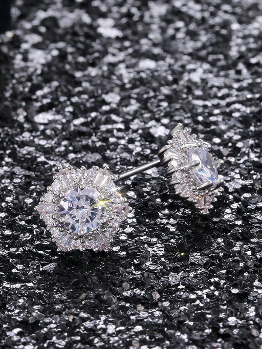 Shein 1 Par De Pendientes Con Hexágono De Perno Para Mujer - Quierox - Tienda Online