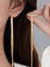 SHEIN 1 par de pendientes creativos con borlas y diseño minimalista de hueso de serpiente para mujer. - Quierox - Tienda Online