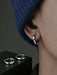 Shein 1 par de pendientes de aro de Mobius para hombres - Quierox - Tienda Online