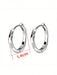 Shein 1 par de pendientes de aro de Mobius para hombres - Quierox - Tienda Online