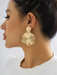 SHEIN 1 par de pendientes de botón con diseño de concha de caracol - Quierox - Tienda Online