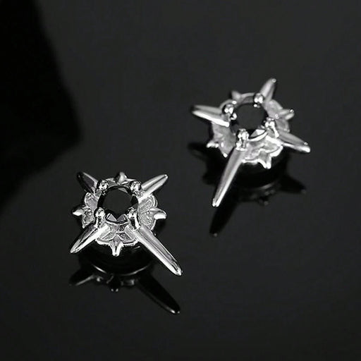 Shein 1 Par De Pendientes Magnéticos Sin Piercing Estilo Punk - Quierox - Tienda Online
