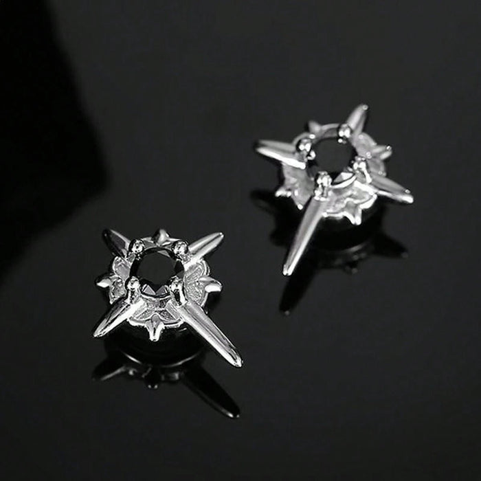 Shein 1 Par De Pendientes Magnéticos Sin Piercing Estilo Punk - Quierox - Tienda Online