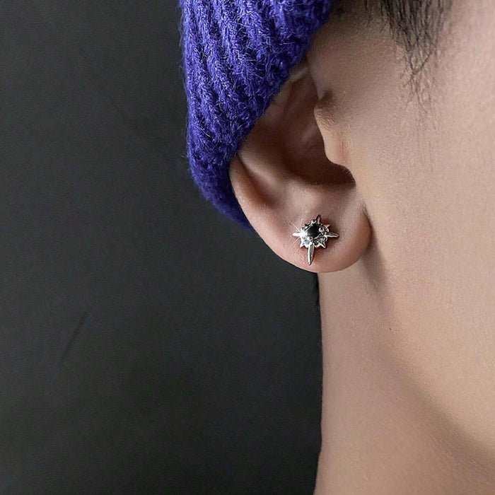 Shein 1 Par De Pendientes Magnéticos Sin Piercing Estilo Punk - Quierox - Tienda Online
