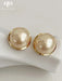 SHEIN 1 par de pendientes minimalistas elegantes de perlas sintéticas - Quierox - Tienda Online
