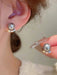 SHEIN 1 par de pendientes minimalistas franceses pequeños y lujosos de perlas sintéticas - Quierox - Tienda Online