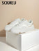SHEIN 1 par de zapatos blancos pequeños, ligeros, deportivos y modernos para mujer - Quierox - Tienda Online