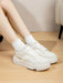 SHEIN 1 par de zapatos blancos pequeños, ligeros, deportivos y modernos para mujer - Quierox - Tienda Online