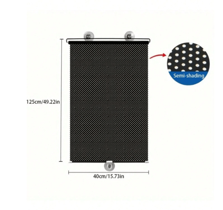 SHEIN 1 parasol retráctil de fácil instalación: protección UV para oficina, cocina - Quierox - Tienda Online