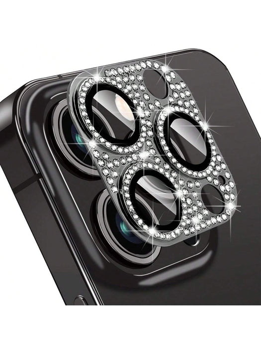 Shein 1 película protectora de lente de cámara de teléfono decorada con diamantes de imitación - Quierox - Tienda Online