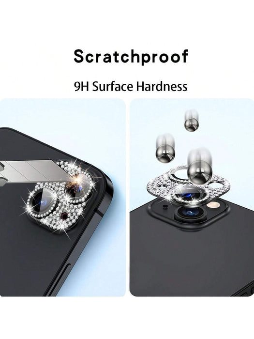 Shein 1 película protectora de lente de cámara de teléfono decorada con diamantes de imitación - Quierox - Tienda Online