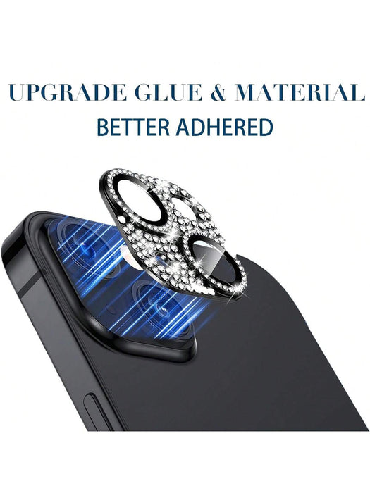 Shein 1 película protectora de lente de cámara de teléfono decorada con diamantes de imitación - Quierox - Tienda Online